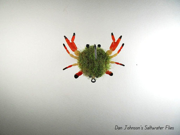 Mandaclawrian Raghead Crab - Olive, Orange CB1351