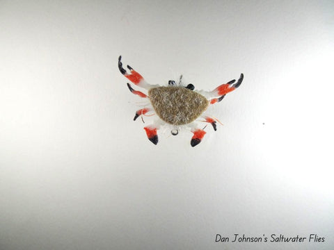 Mandaclawrian Floating Crab- White Tan Orange CB1355