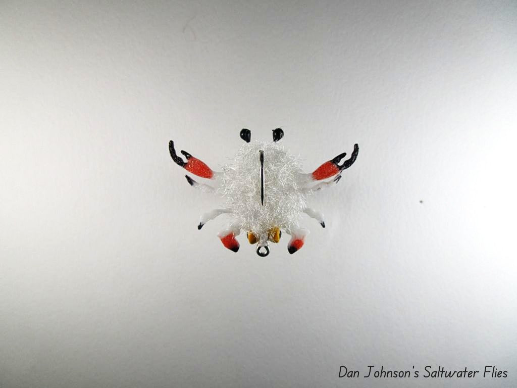 Mandaclawrian Raghead Crab - White Red CB1362