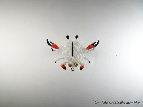 Mandaclawrian Raghead Crab - White Red CB1362