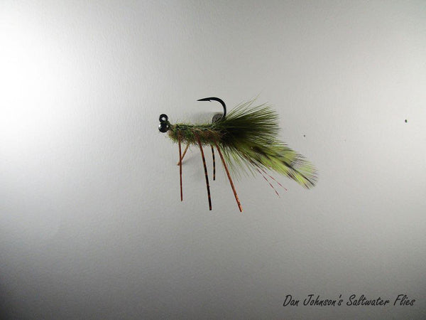 Striper Green Crab - Brown Red Legs  CB1180J