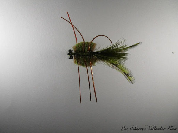 Striper Green Crab - Brown Red Legs  CB1180J