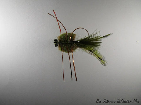 Striper Green Crab - Brown Red Legs  CB1180J