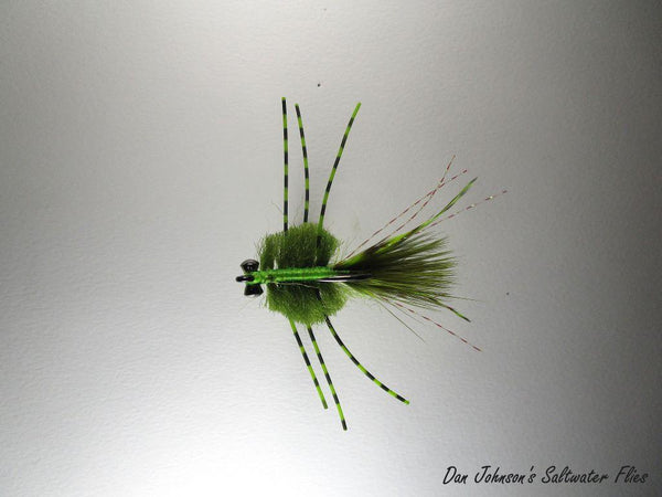 Striper Green Crab - Green Barred Legs  CB1194J