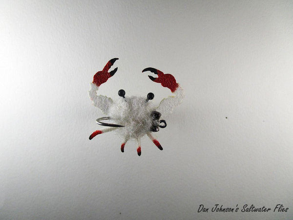 Clawed Raghead Crab - White  CB1199