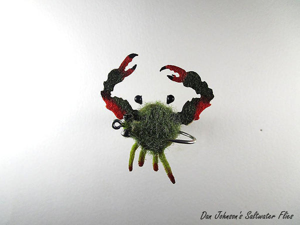 Clawed Raghead Crab - Olive  CB1204