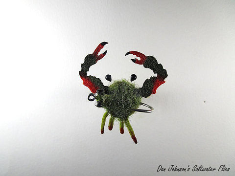Clawed Raghead Crab - Olive  CB1204