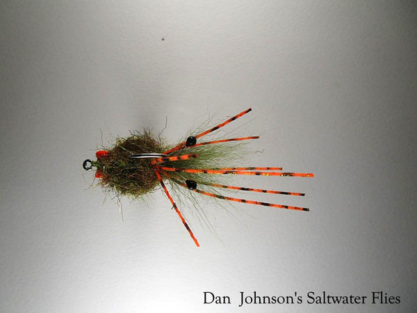 Crusty Raghead Fleeing Crab - Backcountry Orange Legs CB1468