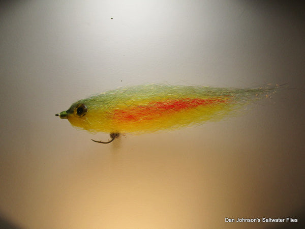 Fat Boy Baitfish - Olive Yellow Red- IF0942