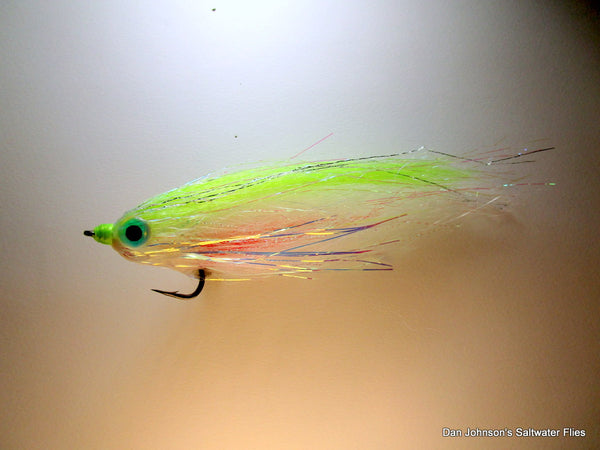 Flashy Fat Boy Baitfish - Chartreuse White - IF0969