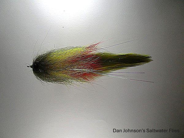 Parana River Streamer - Olive Red Yellow IF1271