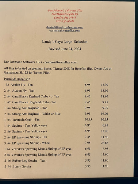 Landy's Cayo Largo Selection #1