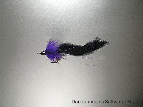 Tarpon Bunny, Weighted - Purple Black TP1417