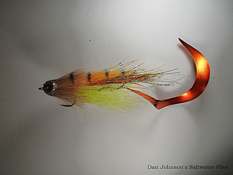 Pacchiarini's Pike Wiggletail - Tan Orange Yellow Copper (WW1770)
