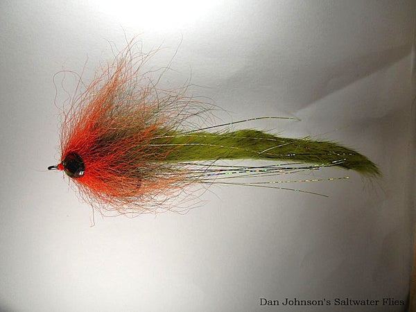 Foxy Pike Bunny - Orange Barred Olive WW1788