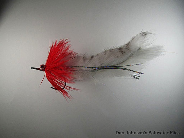Double Bunny Pike Fly - Red Barred White  WW1806