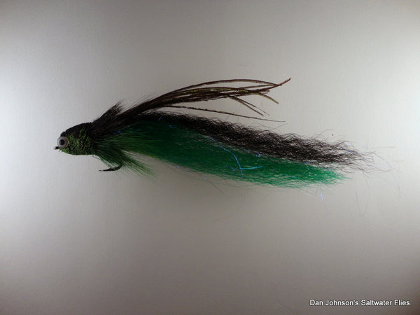 Flat Nose Andino Deceiver - Green Black , Synthetic AD210