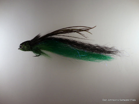 Flat Nose Andino Deceiver - Green Black , Synthetic AD210