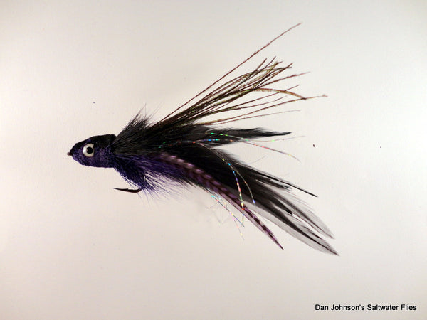 Andino Deceiver - Purple Grizzly Black, Hackle IF160GR