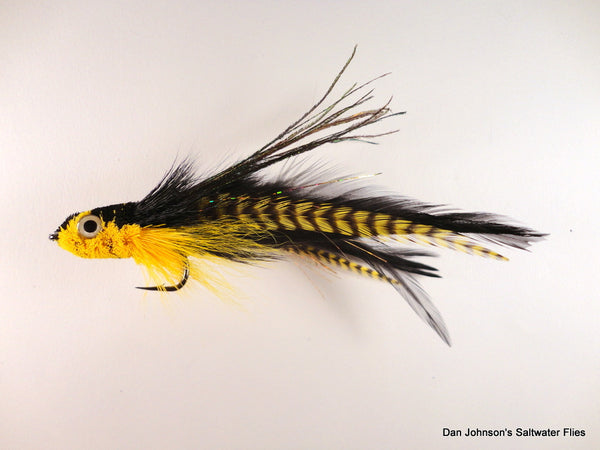 Andino Deceiver - Yellow Grizzly Black, Hackle  IF159GR