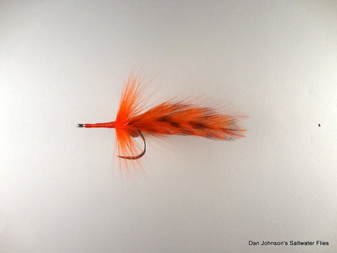 Juvenile Tarpon - Orange Orange Grizzly BTP30