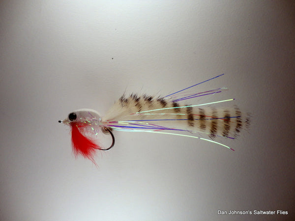 KC Tarpon Slider White Barred White - BTP40