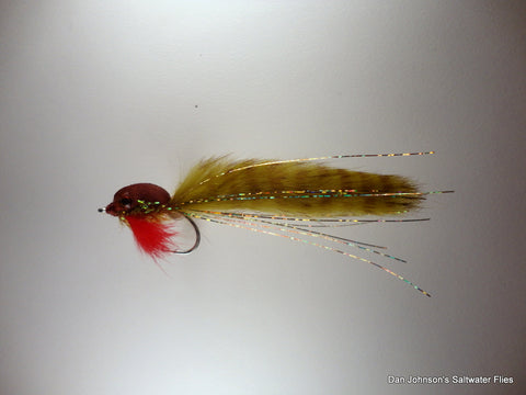 KC Tarpon Slider Brown Barred Olive - BTP43