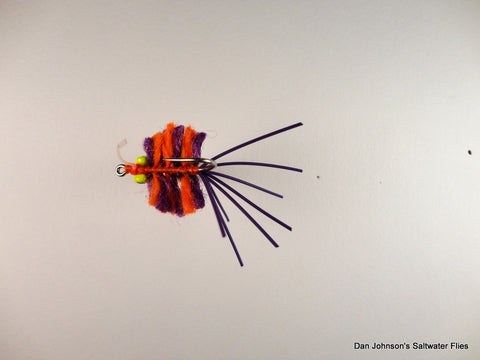 Fleeing Crab - Orange Purple  CB013B