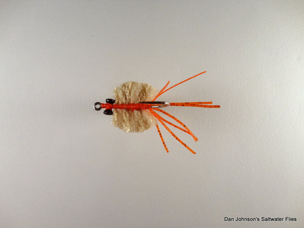 Fleeing Crab - Tan Cream Orange  CB013A