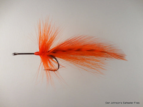 Keys Tarpon - Orange/ Orange Grizzly  TP006