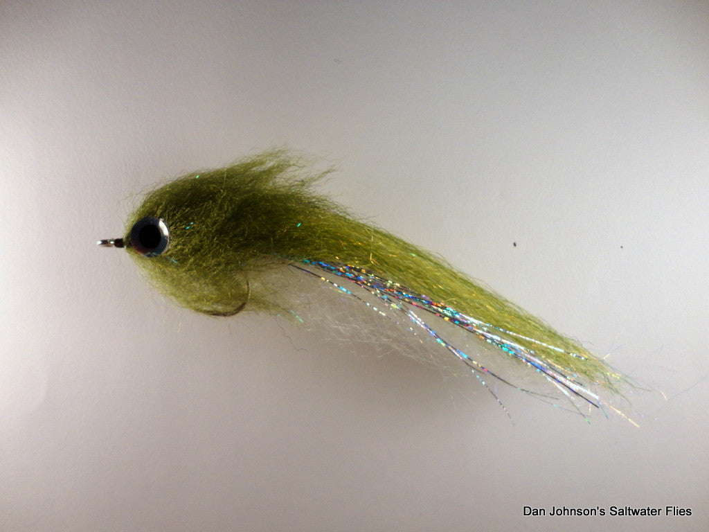 Brush Fly - Olive White - Synthetic  IF067A
