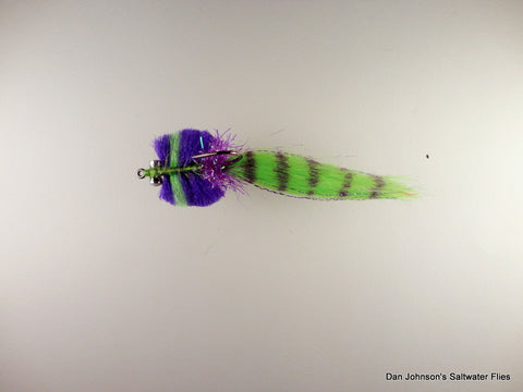 Louisiana Redfish Kwan, Purple Chartreuse - CB032