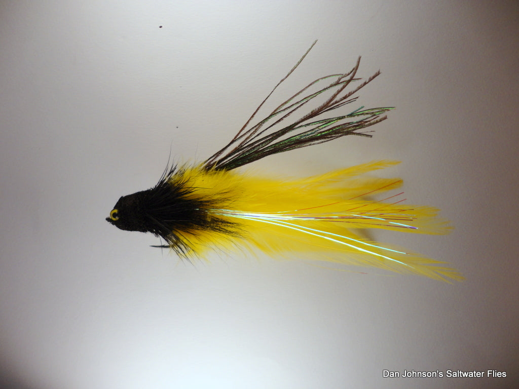 Andino Deceiver - Black Yellow, Hackle  IF015E