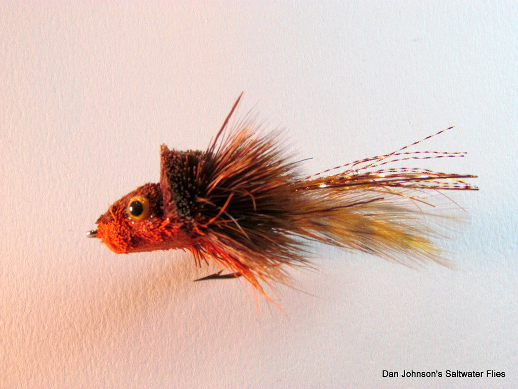 Deerhair Diver - Brown Orange GS014F
