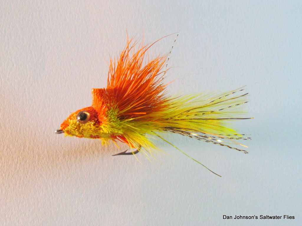 Deerhair Diver - Orange Yellow GS014C