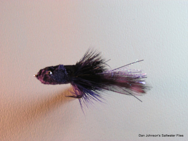 Deerhair Slider- Black Purple  GS010B
