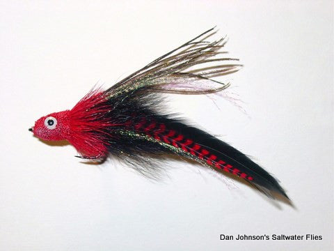 Andino Deceiver - Red Grizzly Black, Hackle IF006GR