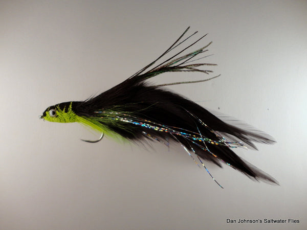 Andino Deceiver - Black Chartreuse, Hackle  IF008A