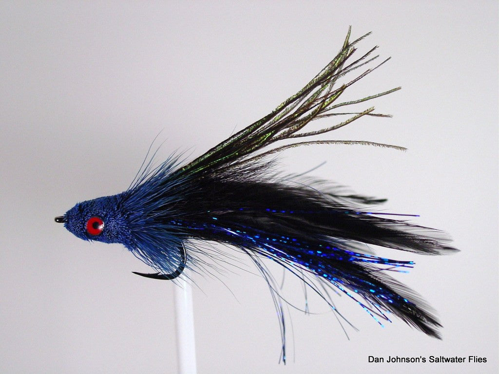 Andino Deceiver - Black Blue, Hackle  IF010