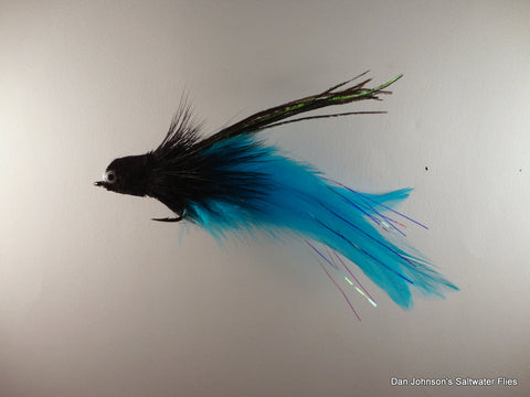 Andino Deceiver - Black Light Blue, Hackle  IF015C