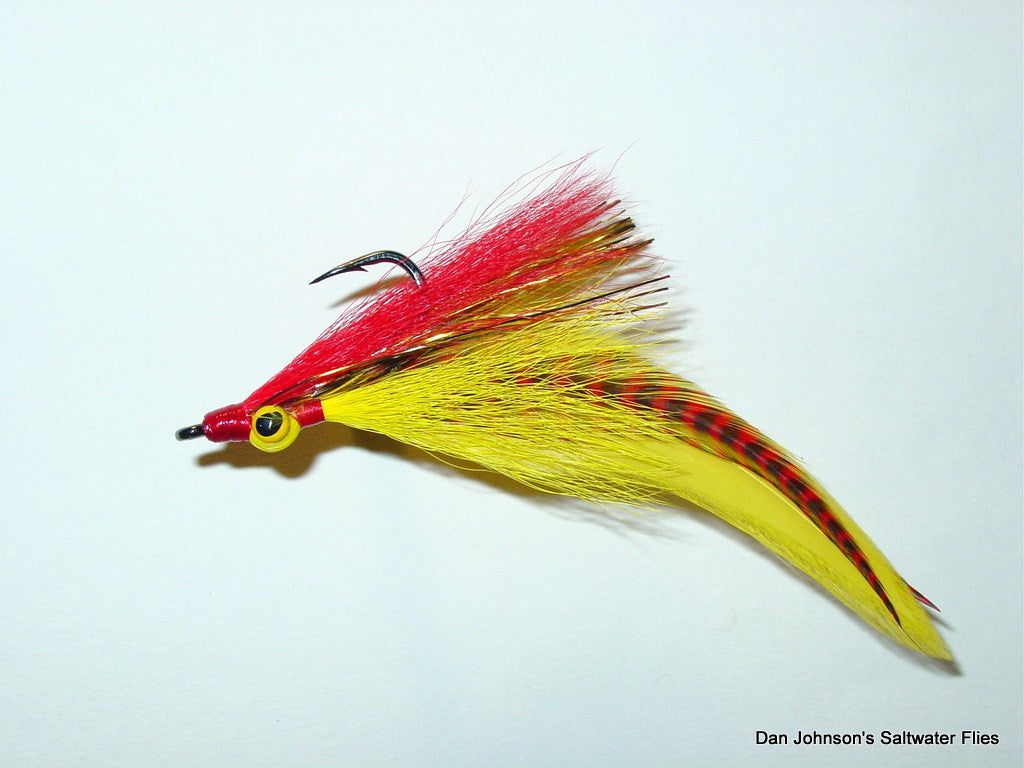 Peacock Bass DeClouser - Red Yellow  IF033