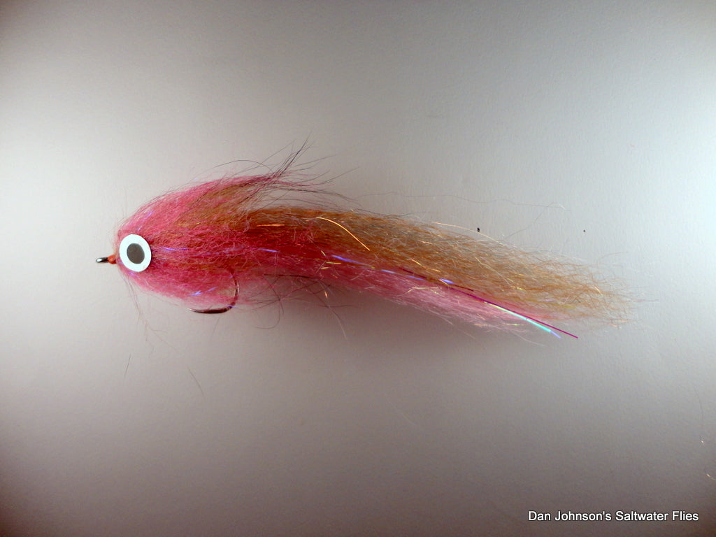 Brush Fly - Tan Pink- Synthetic  IF066D