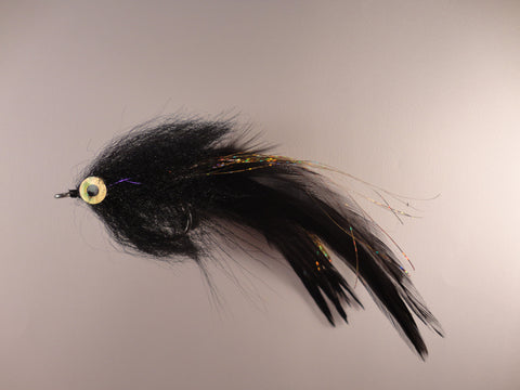 Brush Fly - Black Gold - Hackle  IF068D