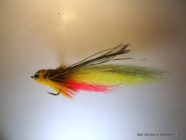 Flat Nose Andino Deceiver - Olive Yellow Red, Synthetic, IF699