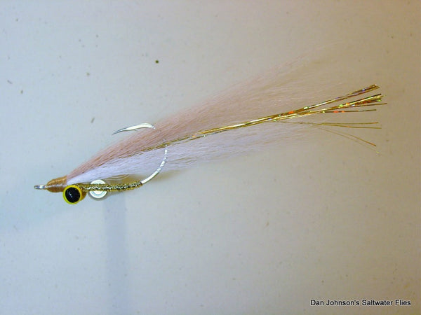 Mega Clouser -Tan - Bucktail  IF070