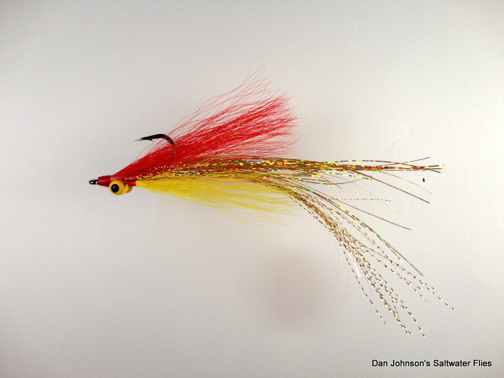 Flashtail Clouser - Red Yellow IF106