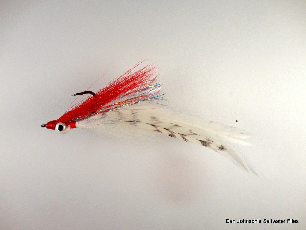 Peacock Bass DeClouser - Red White IF119