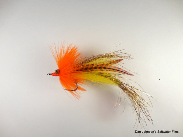 Flashtail Whistler -Orange Yellow Gold IF121