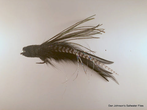Andino Deceiver - Black Grizzly, Bead Chain, Hackle  IF157BC