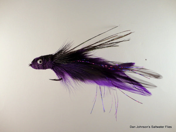 Andino Deceiver - Purple Black, Hackle - IF160